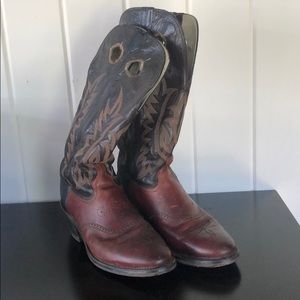 Tony Lama Buckaroo Cowboy Boots